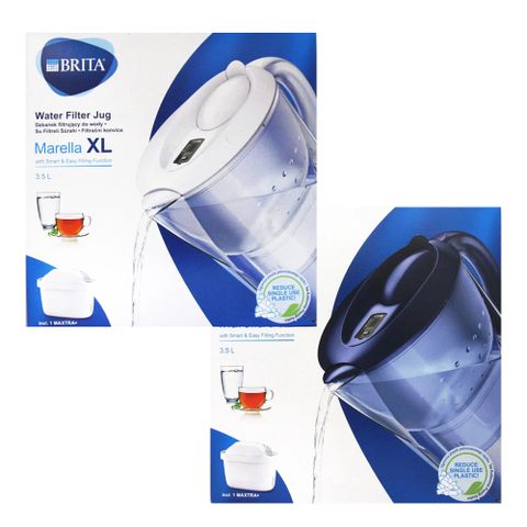 BRITA MARELLA WHITE XL 濾水壺 內含一顆濾芯