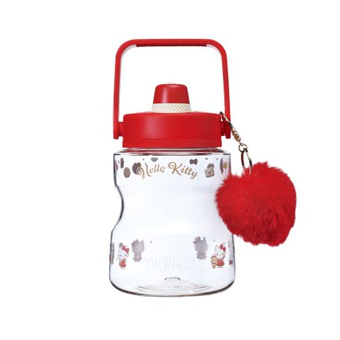 【THERMOS 膳魔師】輕水瓶1200ml-Hello Kitty最愛巧克力篇(TCSS-1200KT-CCRD)