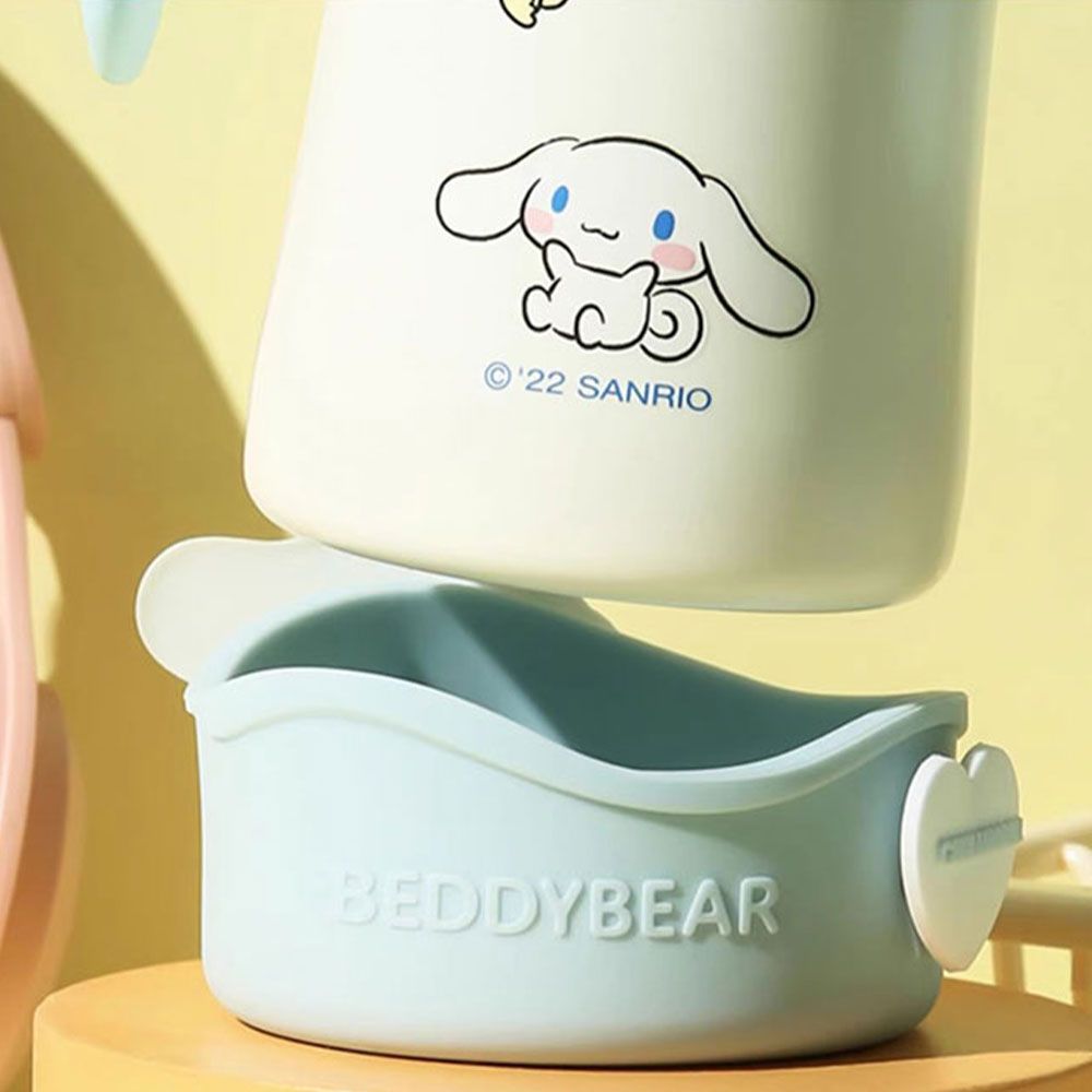 BEDDY BEAR 大耳狗不銹鋼保溫學飲杯 280ml(不鏽鋼保溫瓶 兒童水壺 吸管學習杯)