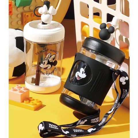 【BEDDY BEAR】 杯具熊 迪士尼冷萃吸管杯580ml(冷飲杯、兒童水壺、吸管杯、米奇米妮)