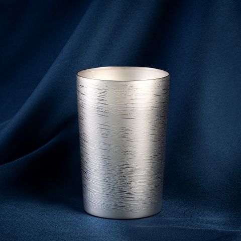 【HORIE】日本製 超輕量雙層純鈦杯 超保冷杯 銀 M 270cc(T09-SK000 銀M 白樺)
