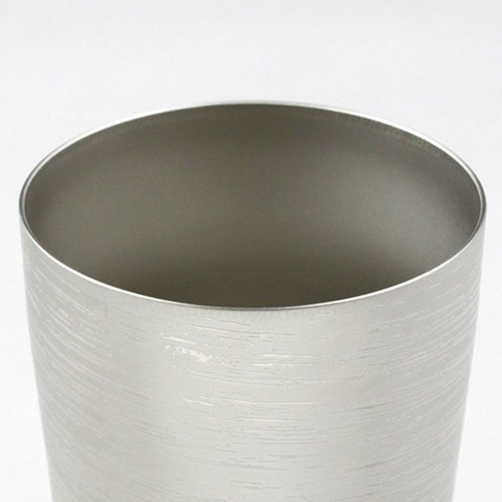 HORIE】日本製超輕量雙層純鈦杯超保冷杯銀M 270cc(T09-SK000 銀M 白樺 