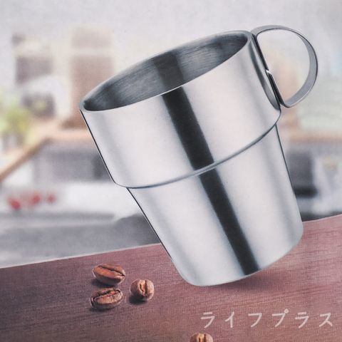A-OK 304不鏽鋼韓式雙層杯-300ml