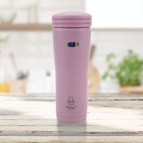 好妙用304不鏽鋼真空休閒杯-0.5L-粉紅色