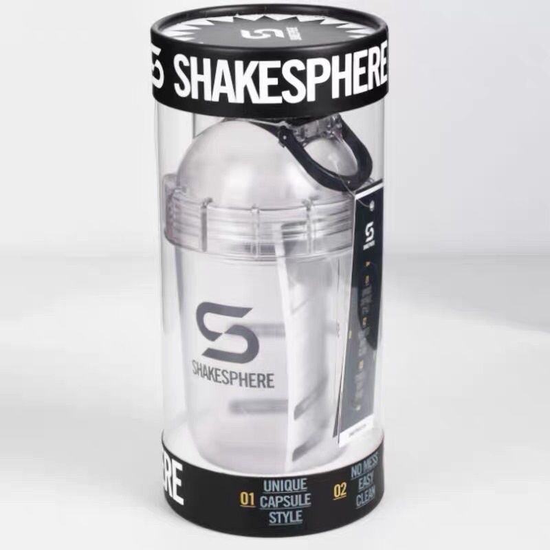 ShakeSphere 不用鋼球 清洗更方便[英國]Tritan搖搖杯 透明膠囊 可放熱水(乳清搖搖杯健身水壺高蛋白搖杯)