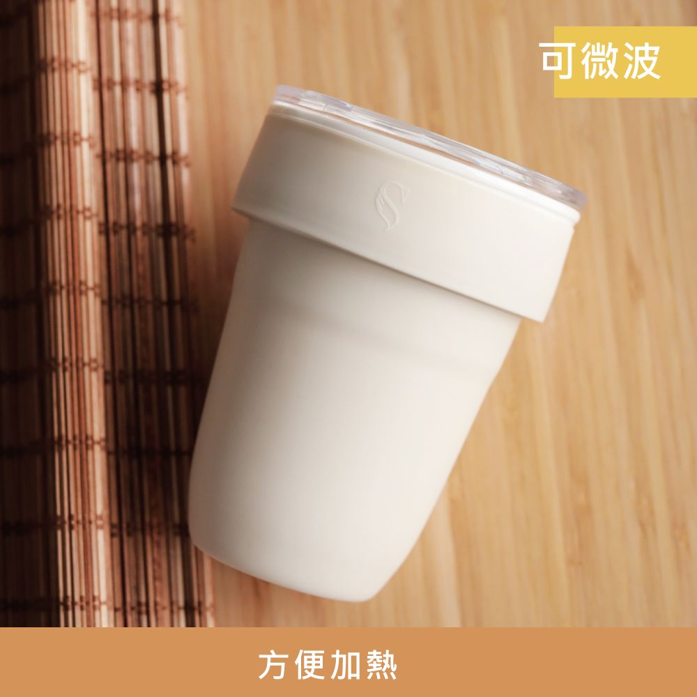 SWANZ 天鵝瓷 Mizu陶瓷杯 450ml(簡約黑)