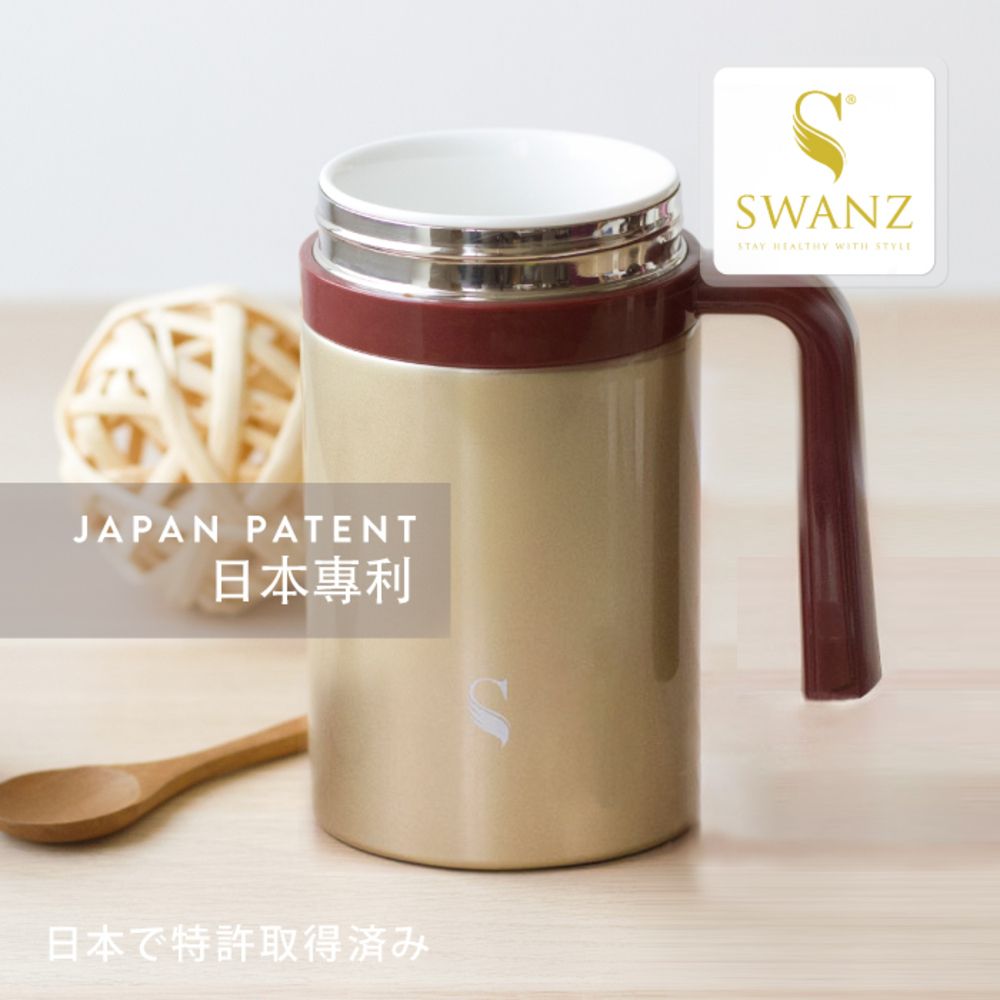 SWANZ 天鵝瓷 陶瓷馬克杯 500ml 共2色