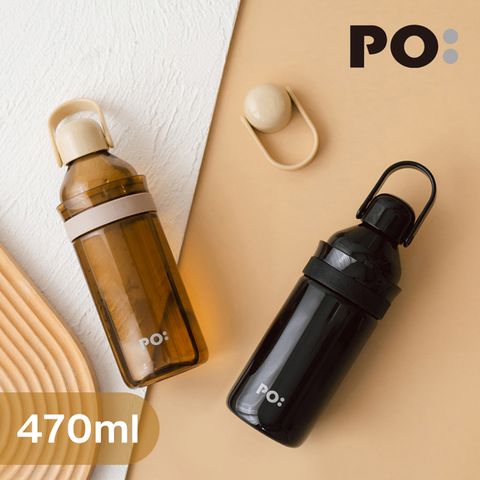 PO 【:Selected】丹麥ODYSSEY輕量便攜雙蓋水瓶470ml(共2色)