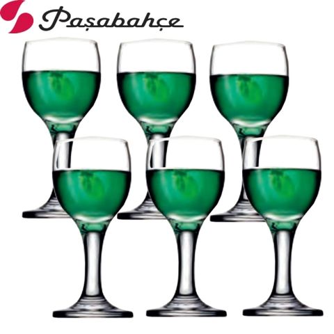 土耳其Pasabahce高腳烈酒杯60cc-六入組