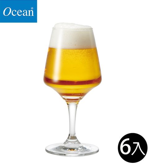 Ocean CRAFT 精釀高腳啤酒杯-390ml/6入