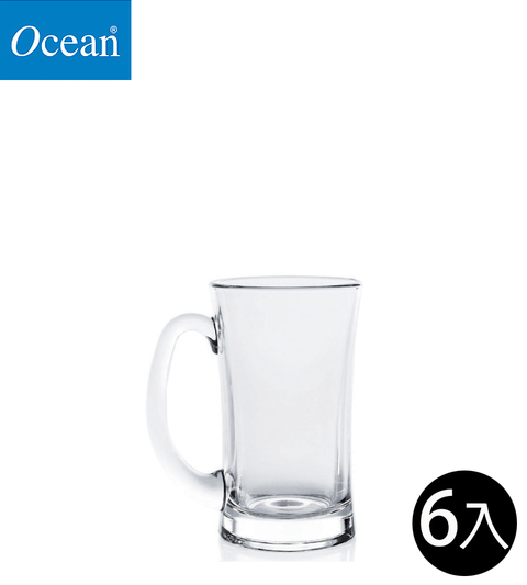Ocean 盧加諾附柄啤酒杯-330ml/6入