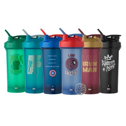 Blender Bottle Marvel Strada 24 oz. Insulated Shaker - Iron Man