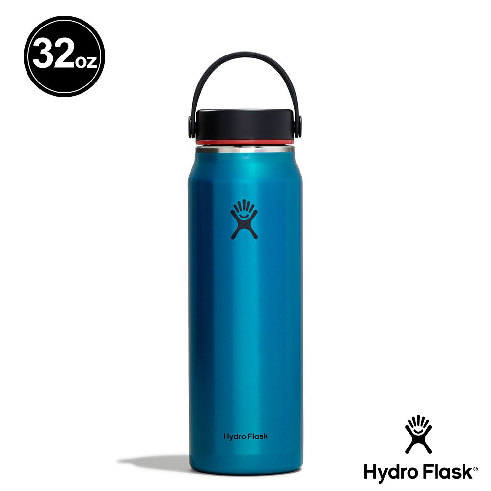 Hydro Flask  32oz/946ml 輕量寬口提環保溫瓶 青石藍