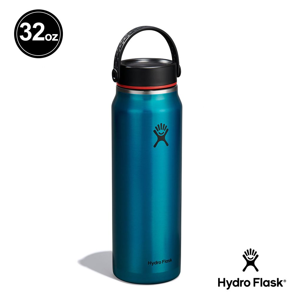 Hydro Flask  32oz/946ml 輕量寬口提環保溫瓶 青石藍