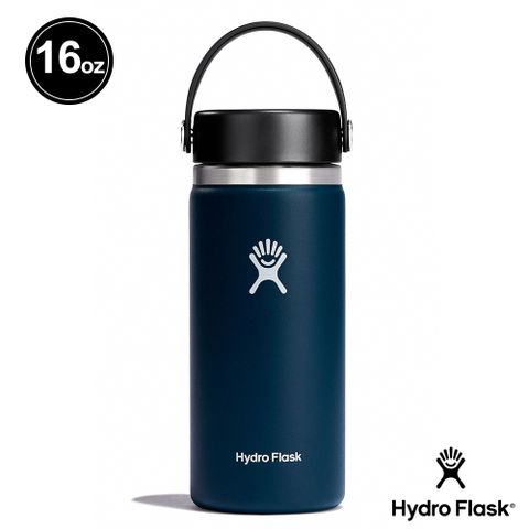 Hydro Flask 16oz/473ml 寬口提環保溫瓶 靛藍色