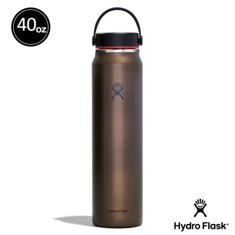 Hydro Flask 40oz/1182ml 輕量寬口提環保溫瓶 曜石黑