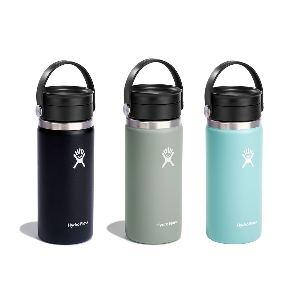 Hydro Flask  16oz/473ml 寬口 旋轉 咖啡蓋 保溫瓶 多色可選