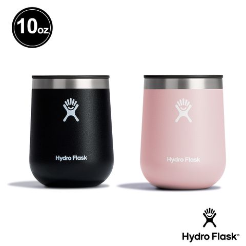 Hydro Flask 10oz 295ml 保溫 紅酒杯 時尚黑 櫻花粉