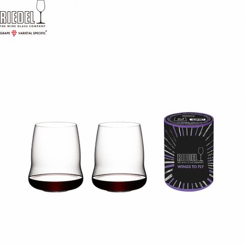 RIEDEL 酒杯之王 SL Wings to Fly Cabernet/Merlot 卡本內隨行紅酒杯-單筒包裝-2入_675ml