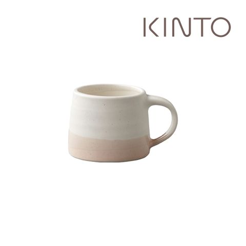 KINTO / SCS漸層馬克杯110ml-白/粉色