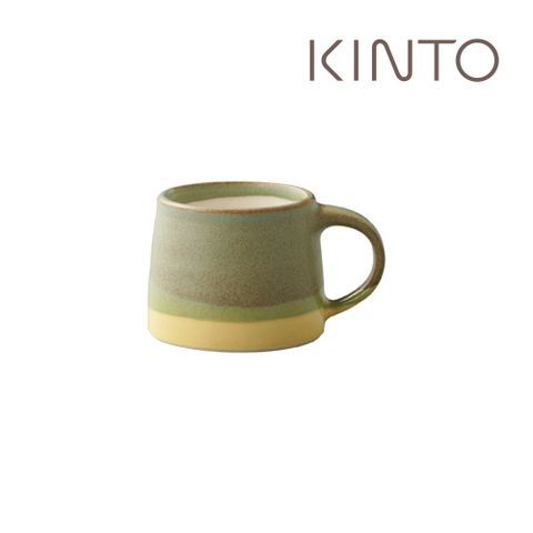 KINTO / SCS漸層馬克杯110ml-黃/綠色