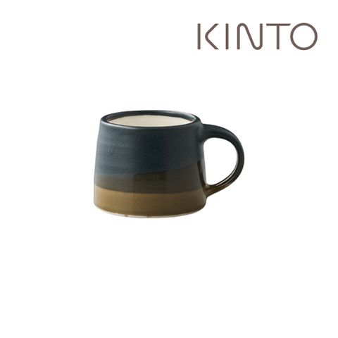 KINTO / SCS漸層馬克杯110ml-黑/棕色