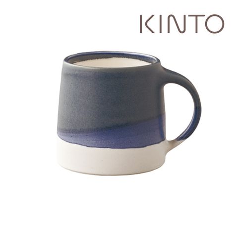 KINTO / SCS漸層馬克杯320ml-白/藍色