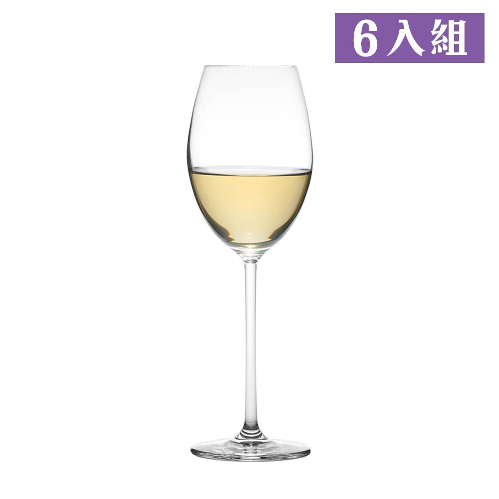  泰國LUCARIS LAVISH系列夏多內白酒杯405ml-6入組