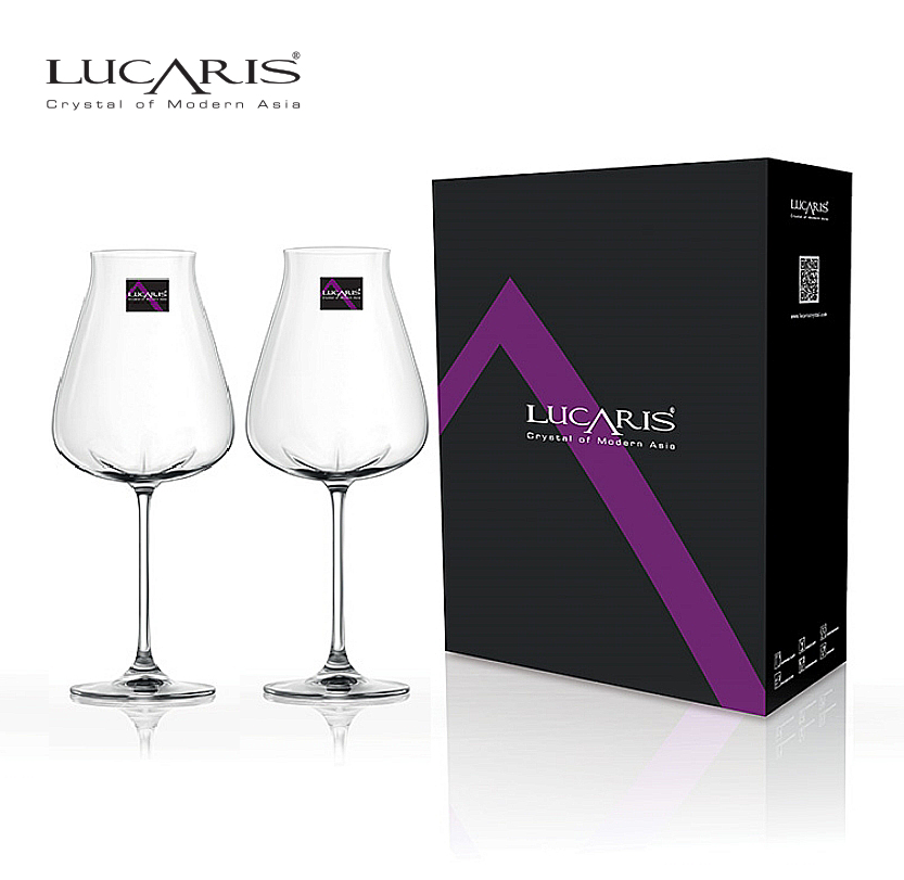  Lucaris 無鉛水晶可醒酒紅酒杯 700ml 2入禮盒組 Desire系列