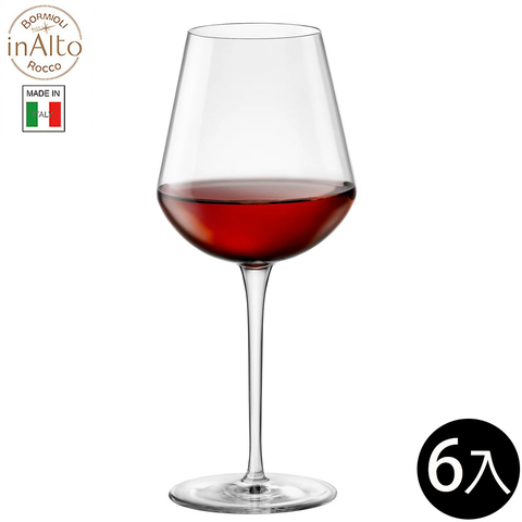 InAlto UNO 強化無鉛水晶酒杯(L)-560ml/6入