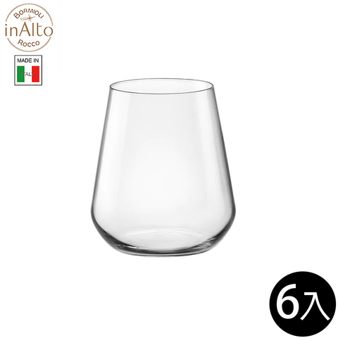 InAlto UNO 強化無鉛水晶水杯-340ml/6入