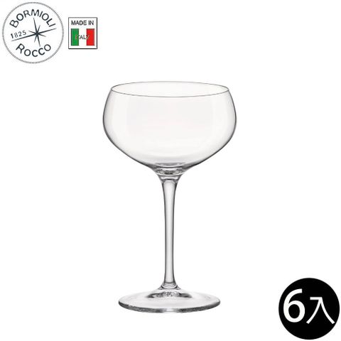 Bormioli Rocco 20世紀水晶寬口香檳杯-250ml/6入