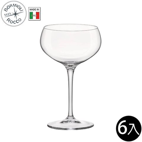 Bormioli Rocco Inventa 水晶寬口香檳杯-305ml/6入