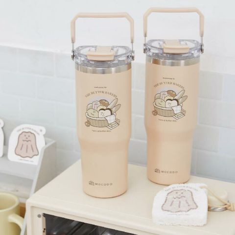 伴佳家 陶瓷雙飲提提杯 奶油家族THE BUTTERS聯名款