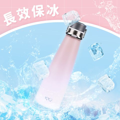 吻吻魚 KKF SWAG 智能保溫杯 475ml - 京都粉