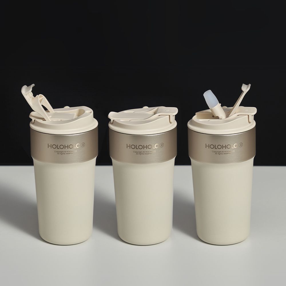 HOLOHOLO LATTE CUP 吸管保溫拿鐵杯500ml