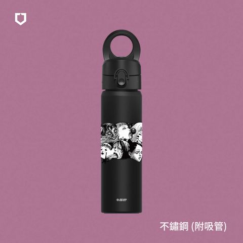 RHINOSHIELD 犀牛盾 AquaStand磁吸水壺-不鏽鋼保溫瓶700ml(附吸管)MagSafe兼容支架運動水壺-伊藤潤二