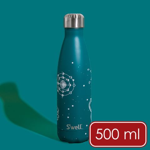 《S'well》Original流線不鏽鋼保溫瓶(靛青星辰500ml)