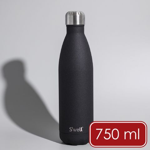 《S'well》Original流線不鏽鋼保溫瓶(曜石黑750ml)