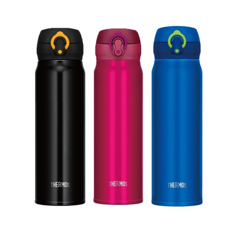 【THERMOS膳魔師】不銹鋼真空彈蓋保溫保冷瓶600ml(JNL-603)