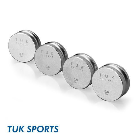 【TUK】0.5公斤磁吸式輔助配重塊 (4入)，NUO可調式啞鈴及大型史密斯有鑄鐵配重片適用