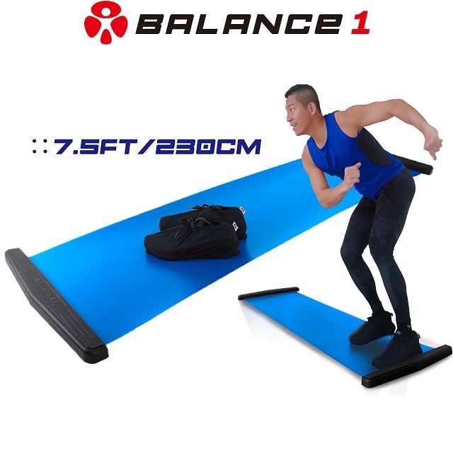 BALANCE 1  橫向核心肌群訓練 滑步器 豪華版 黑色230cm