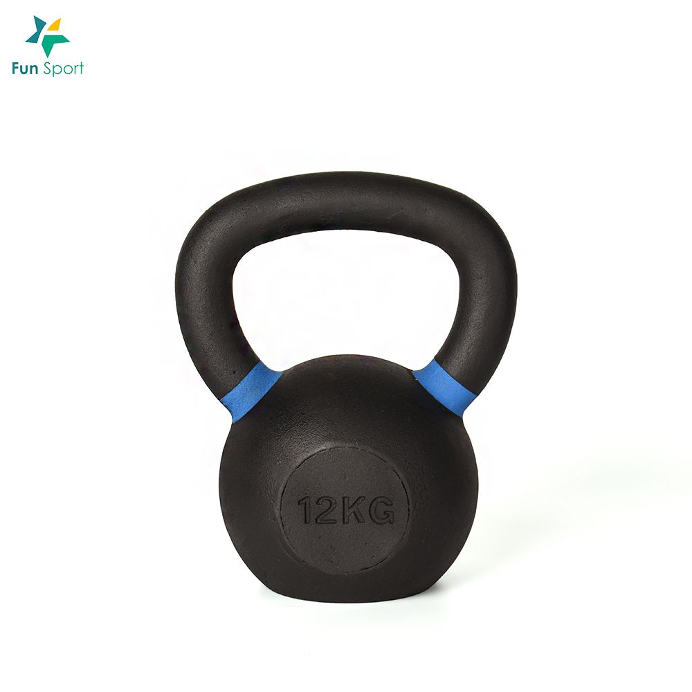 Fun Sport 趣運動 FunSport-馬克斯-12kg(藍)-經典鑄鐵壺鈴kettlebell/ weight training/Gym equipment 