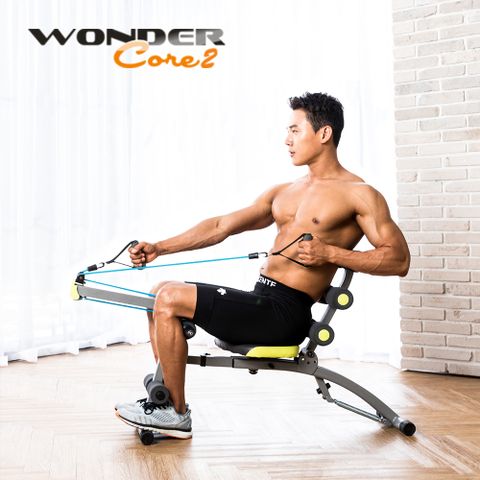 ★男性健身首選！全新升級【Wonder Core 2】全能塑體健身機(重力加強版)