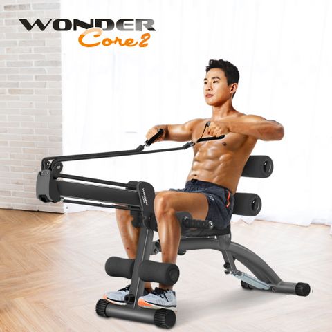 【Wonder Core 2 】全能塑體健身機(強化升級版) -暗黑