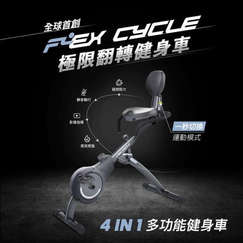 Wonder Core Flex Cycle 極限翻轉健身車(共二色)