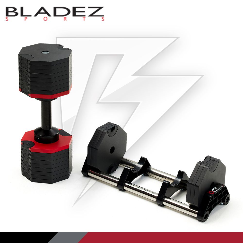 BLADEZ OCT-36KG 奧特鋼極致可調式啞鈴(4KG一轉)(二入組) (4-36KG)