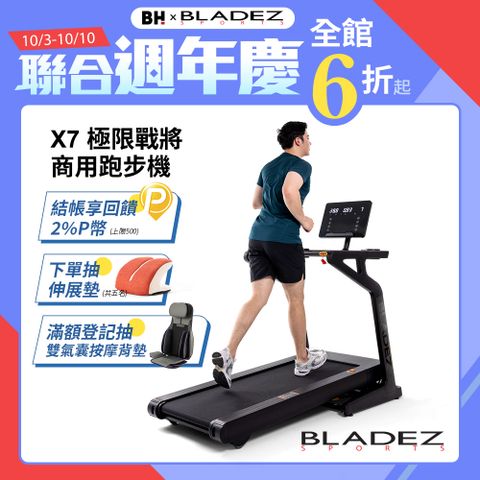 【BLADEZ】X7 極限戰將商用跑步機