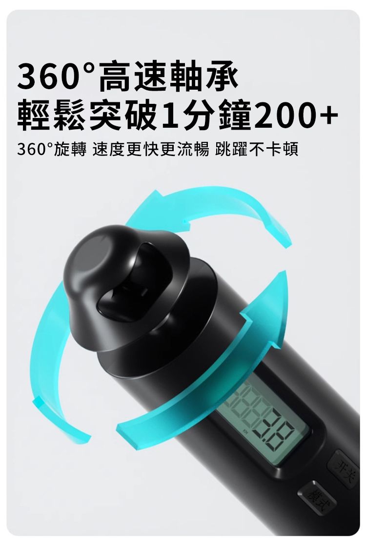 360°高速軸承輕鬆突破1分鐘200+360°旋轉 速度更快更流暢 跳躍不卡頓开关模式