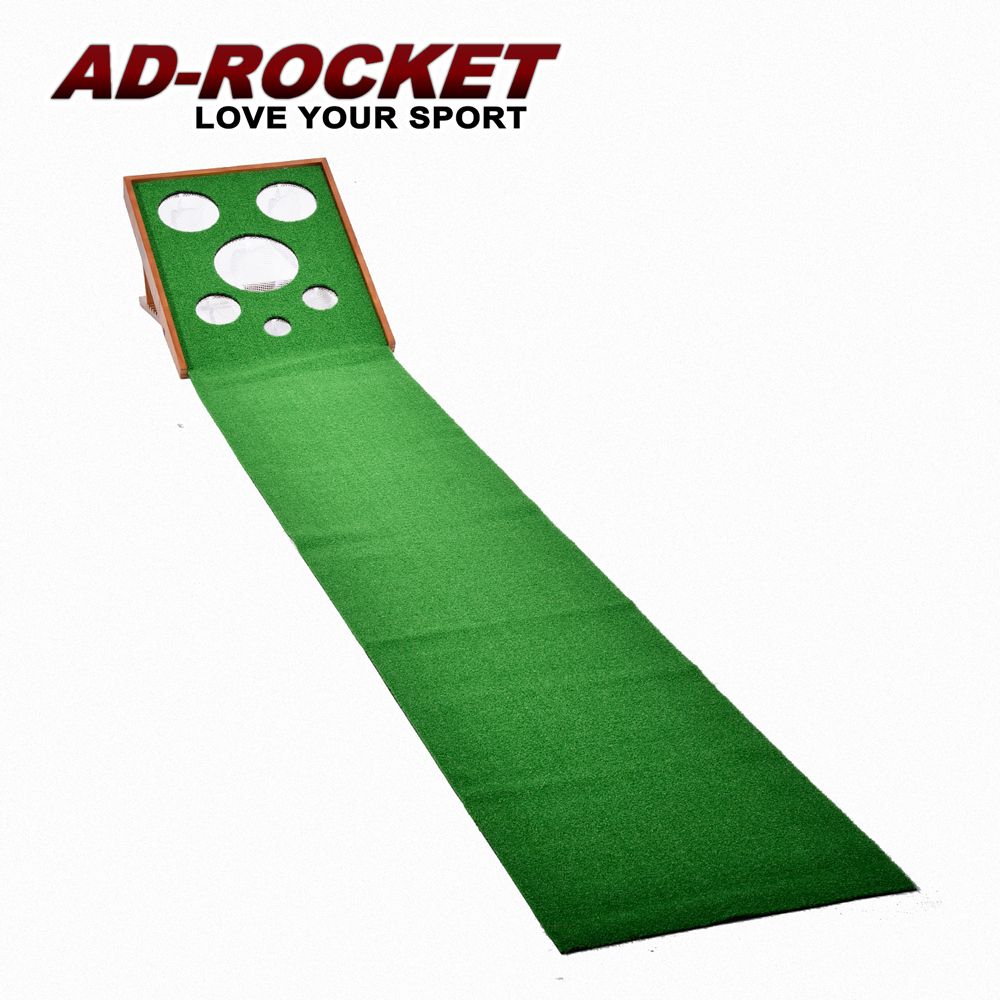 AD-ROCKET 高爾夫多段高度多功能練習器 實木PRO款 /高爾夫練習器/推杆練習